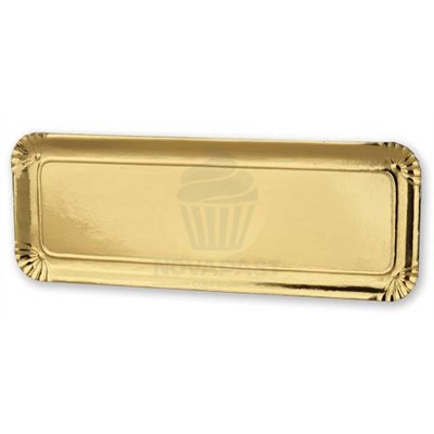 Bandejas Ouro 125x380mm - Pacote com 100 Unidades