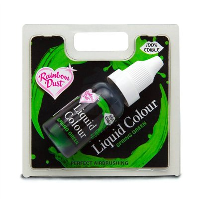 RAINBOW Airbrush Colorant Spring Green 16 ml: Shine and Color