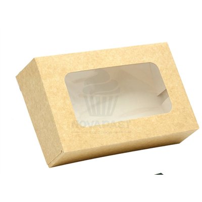 Caixa Kraft para Macarons 17x11,5x5 cm - Elegância e Sabor