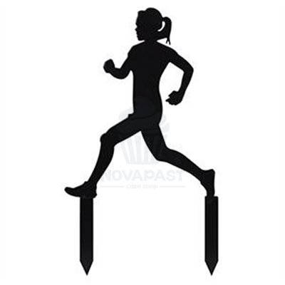 Stencil Metal Decoration Girl Runner - Unique Details