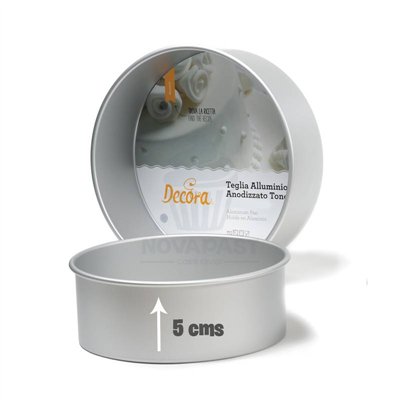 Moule Rond Aluminium 35Øx5 cm - Décoration Parfaite