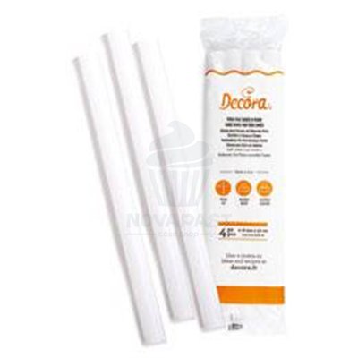 Estecas en plastique pour décorer gâteaux Ø18 cm