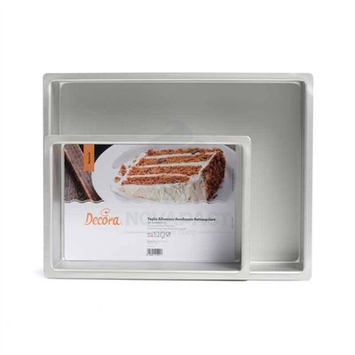 Moule Rectangulaire Aluminium 20x30x7,5 cm - Décora
