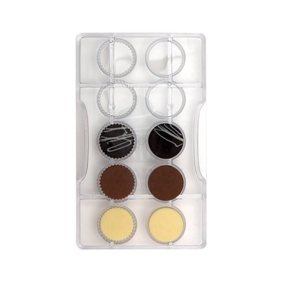 "Molde de Policarbonato Decora para Bombones Disquette - Unidad"