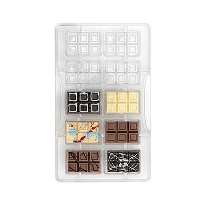 Polycarbonate Mold Mini Chocolate Bar - Decora your Sweet Creation