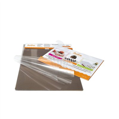 Set of 10 PVC sheets 60x40 cm for creative decoration