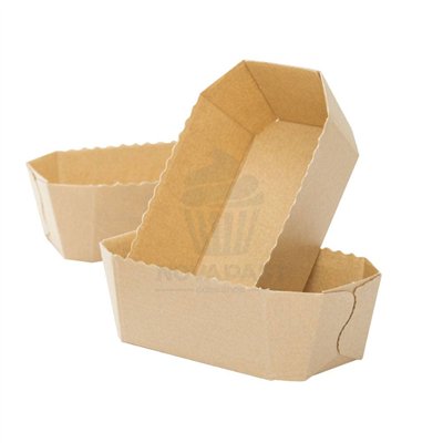 Moule en papier pour pain/brioche 15,5x8,8x6 cm