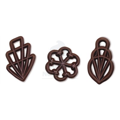 Décorations Filigranes Chocolat - Boîte de 300 unités