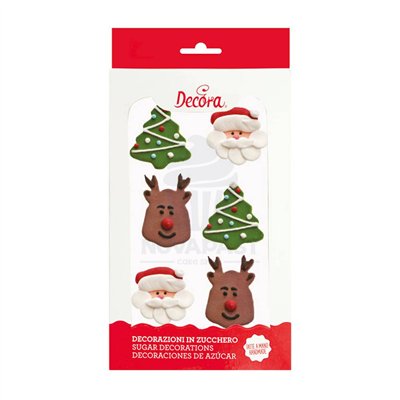 Kit Décoration Noël : 6 Pièces Festives