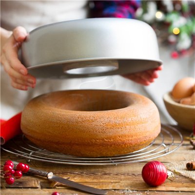 Moule Savarin Aluminium 24x7,5 cm - Décoration Parfaite