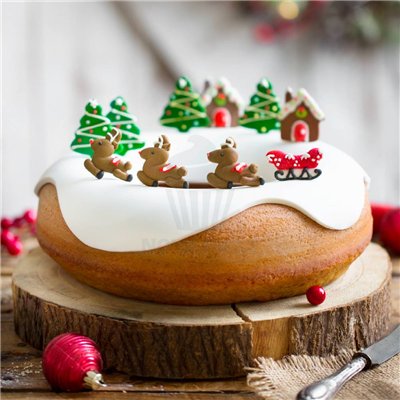 Moule Savarin Aluminium 24x7,5 cm - Décoration Parfaite