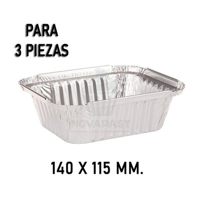 Aluminum Tray 3-Piece Horeca - Pack of 100 Units