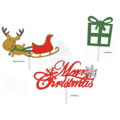 Pinchos Natalinos 3 Peças - Decore suas Festas!