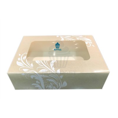 Boîte Gala avec fenêtre 20x15x7 cm - Élégance assurée