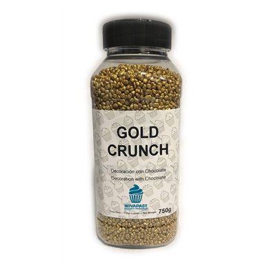 "Choco Perles Crunch Oro: Deliciosas Perlas de Chocolate Crujientes"