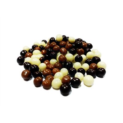 CRISPY MIX 3 CHOCOLATE BALLS: Delight in every bite