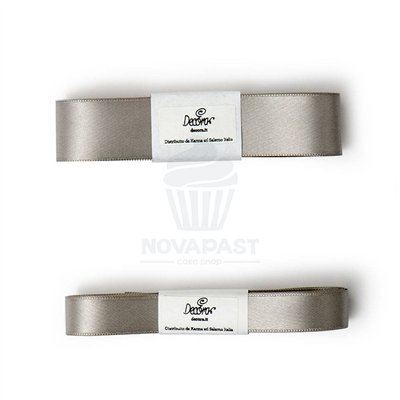 Double Silver Satin Ribbon 15mm: Elegance in 5 Meters