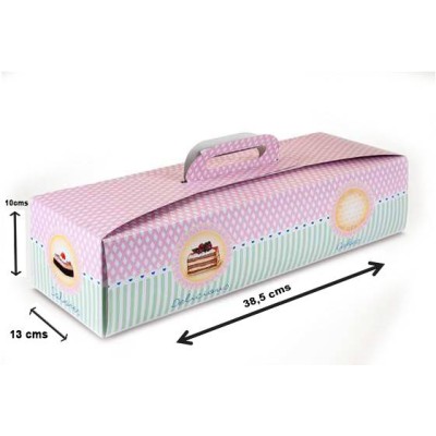 Premium Cake Roll Boxes 38.5x13x10 cm - Ref. A3