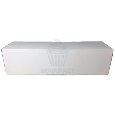 Boîte Blanche pour Bûches 40x13x13 cm - Élégance et Protection