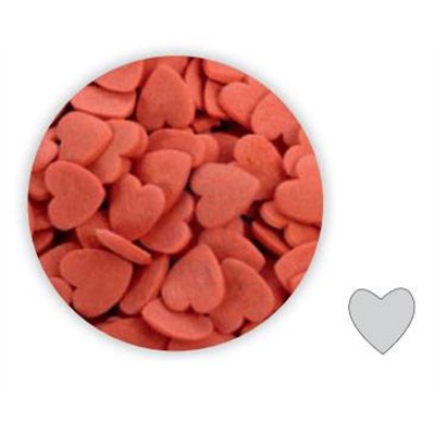 Cœurs en sucre rouges - Douceur en pot de 0,9 kg