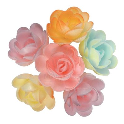 "Rosas Florensuc en Tonos Pastel de 50mm - Pack de 36 Unidades"