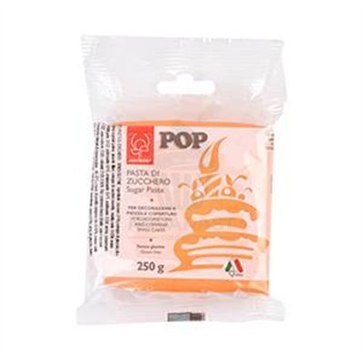 Fondant Pop Orange 250g - Couleur et Saveur Assurée