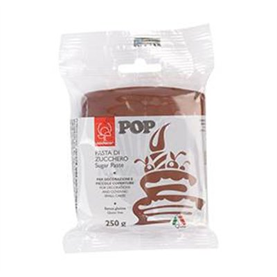 MODECOR Fondant 250g Pop Brown: Perfect Decoration