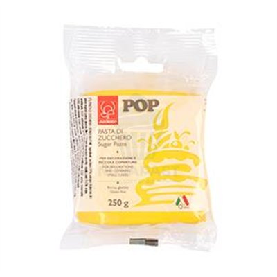 Yellow Fondant Pop 250g: Color and Flavor for Your Cakes