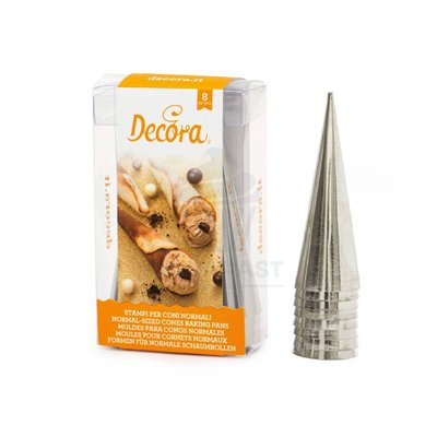 Moldes para Conos 4x12cm - Set de 8 Peças Decorativas