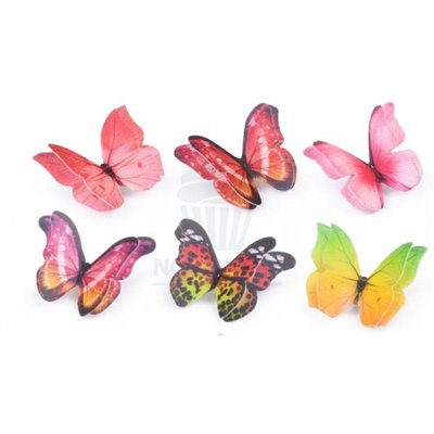 3D Wafer Butterflies Modecor (72 pcs) - Unique Decoration