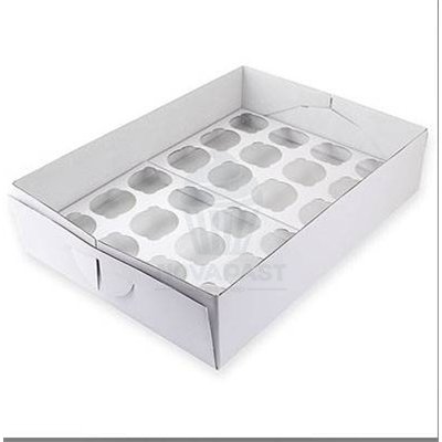 Caixa PME para 12 Cupcakes - 14 cm de Altura