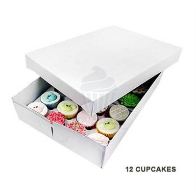 Caixa PME para 12 Cupcakes, 9cm de Altura