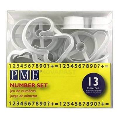 Set de 13 Découpeurs Numéros & Symboles PME