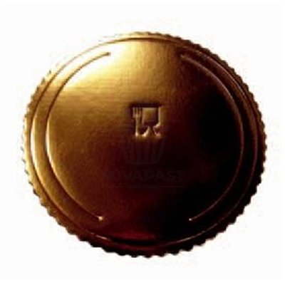 Extra-Rigid Gold Cardboard Disc 36 cm: Elegance and Strength