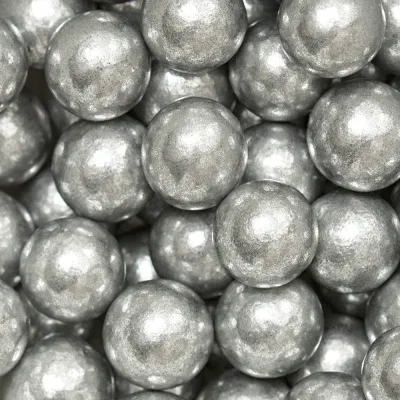 "Perlas Decorativas Plata 4mm - Bote 100 grms para Repostería"
