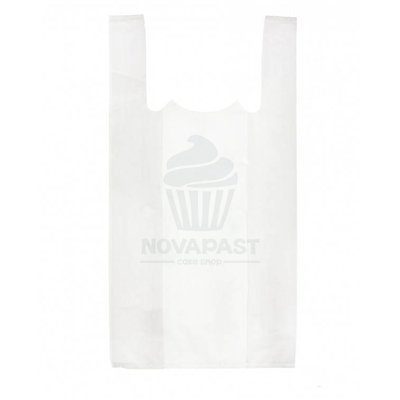 Plastic Bag with Handles 70% Recycled 42x53 - 1kg Eco-friendly