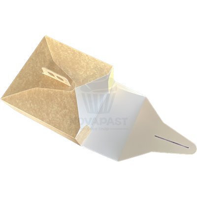 Caixa Torta Bio Kraft 29x29x15 cm - Sustentável e Prática