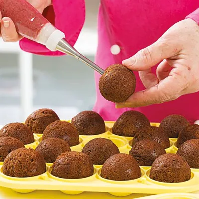 "Molde de Silicona Decora para Cakepops: 18 Cavidades para Dulces Perfectos"