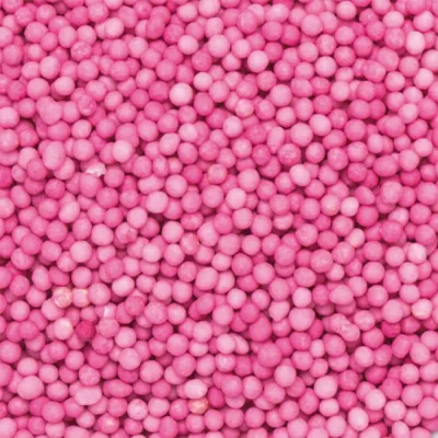 "Mini Perlas Rosas para Decoración de Pastelería - Bote 100 grms"