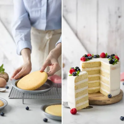 "Set de 4 Moldes Redondos Decora 15x3,5 cms - Perfectos para Layer Cakes"
