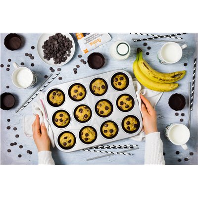 Molde Antiaderente Decora para 12 Cupcakes Perfeitos