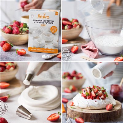 Perfect meringue with DECORA PREPARADO MIX 300 GR