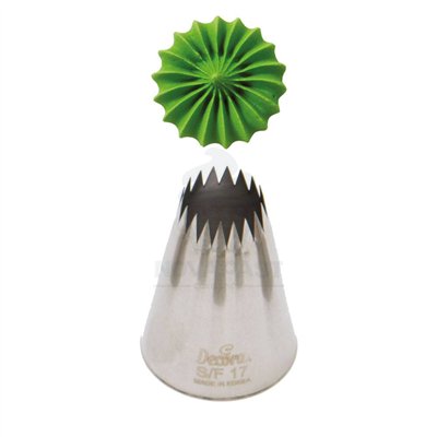 Boquilha Rizada Inox Fechada S/F17 para Decoração