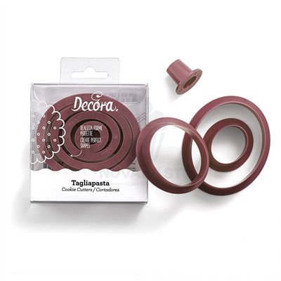 Cortadores Ovais Lisos Decora - Set de 4 Peças