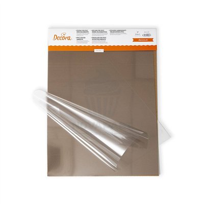 Set de 10 feuilles PVC 30x40 cm pour décoration pâtisserie