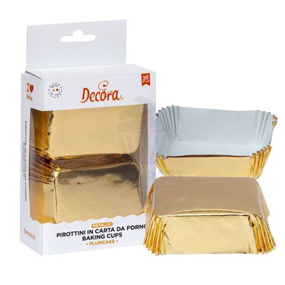 Cápsulas de Papel Ouro 80x50mm - Elegância em 20 Unidades