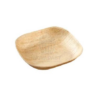 Deep Plate Palm Leaves 100x100 mm (25 units) Eco