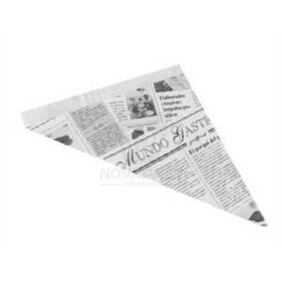 Cones en papier anti-graisse pour fritures (100 pcs)