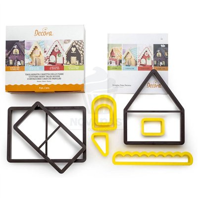 "Set de 8 Cortadores Decora: Crea Tu Propia Casa de Cuento de Hadas"
