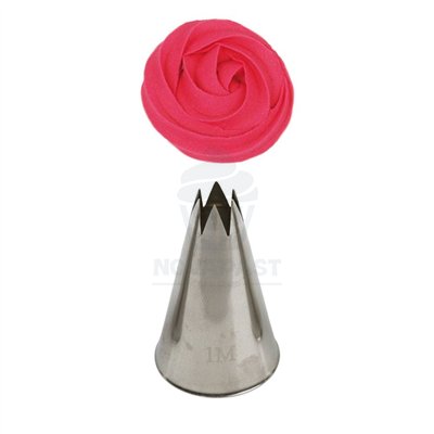 1M stainless steel nozzle Decora: precision and quality.